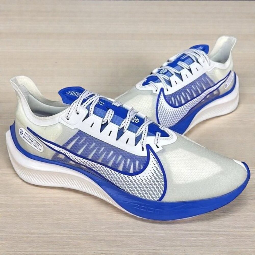 Nike Zoom Gravity Racer #BQ3202-100 Blue/White Men's Running Shoes Size 13 EUC